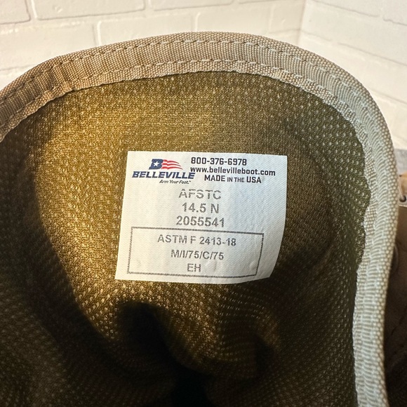 Men's Belleville Air Force Steal Toe Combat Boots NWT - Picture 8 of 8